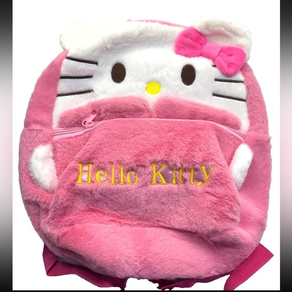 Hello Kitty Kawaii Plush Backpack | Pink and White with bow NWT
mt38 - Picture 6 of 8